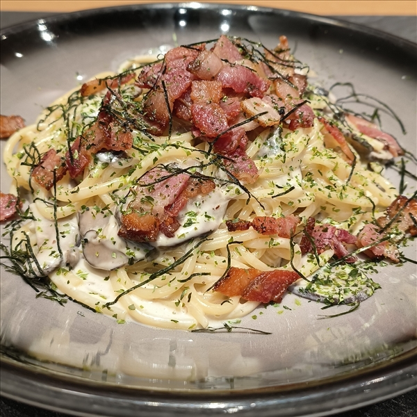Kinoko Pasta Creamy Kinoko Bacon Pasta